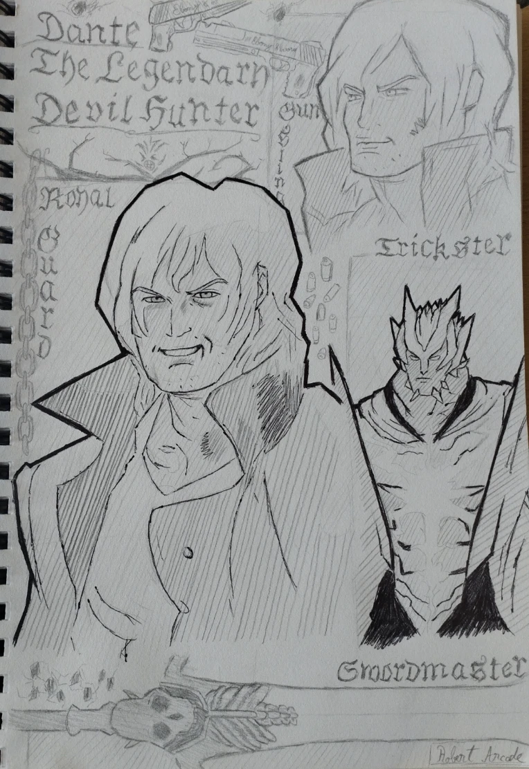 Dante | The legendary devil hunter | by RobertArcade1k on Newgrounds