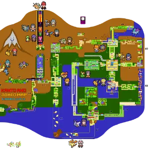 Pokemon Region Maps