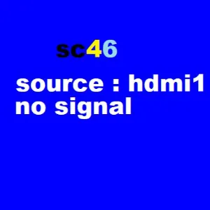 source : hdmi1, NO SIGNAL