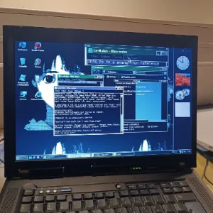 This PC is an evangilion Reference