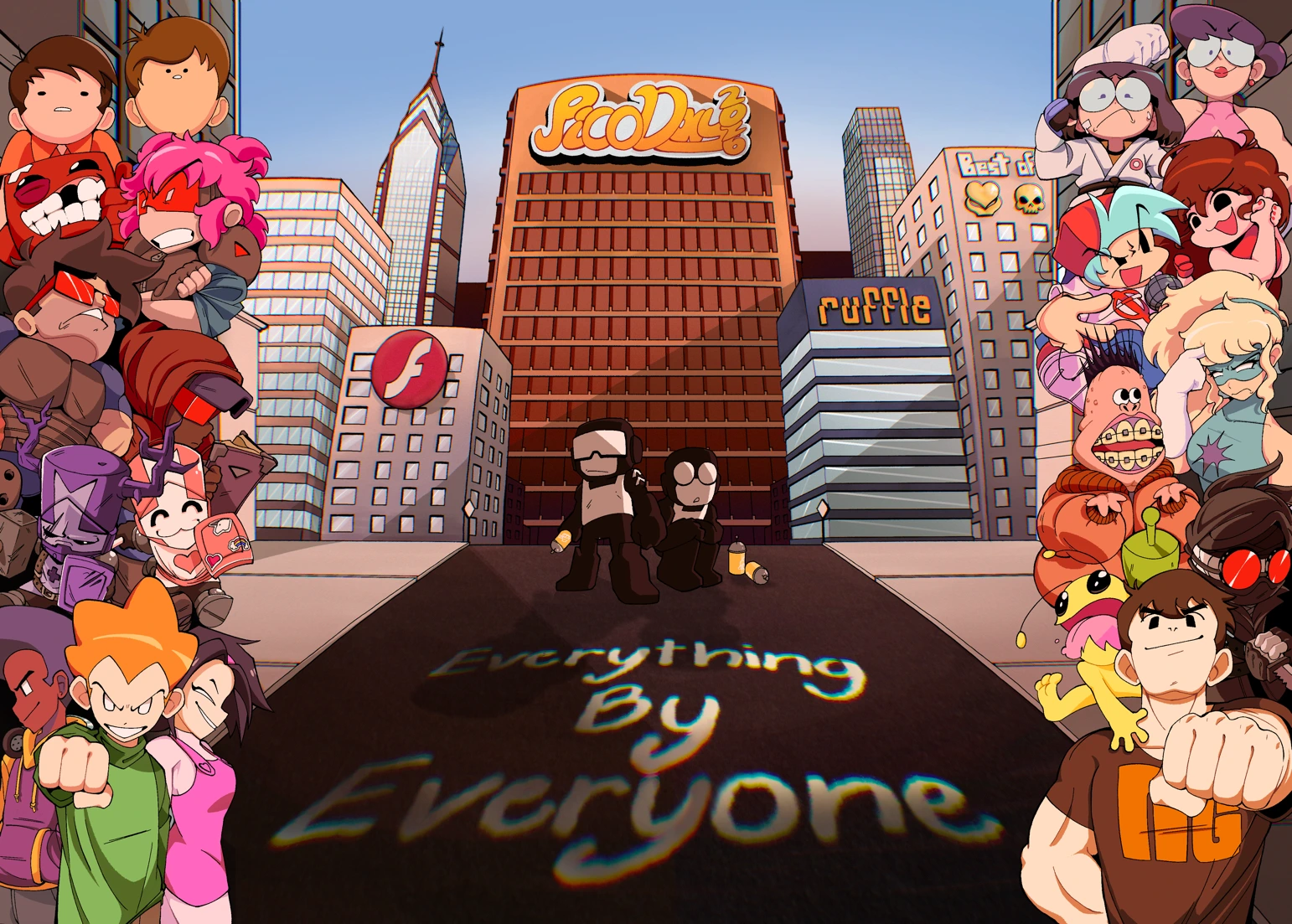 Newgrounds Background Image Theme